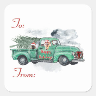 German shepherd divertidos Etiquetas de presentes