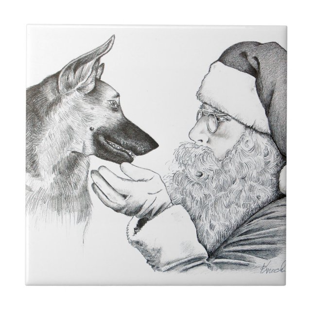 GERMAN SHEPHERD e PAPAIS NOEIS (Frente)
