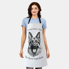 German Shepherd Hair the Secret Ingredient Apron