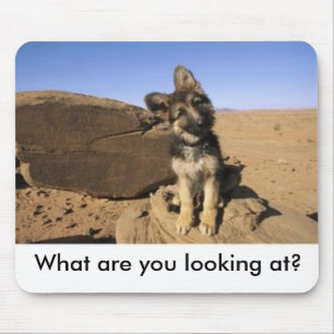 German shepherd Mousepad