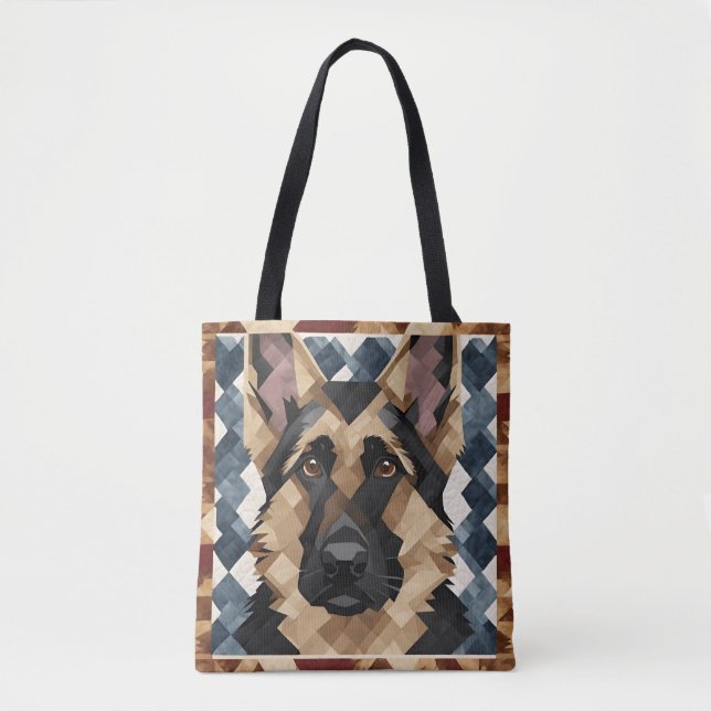 German shepherd Tote Bag (Frente)