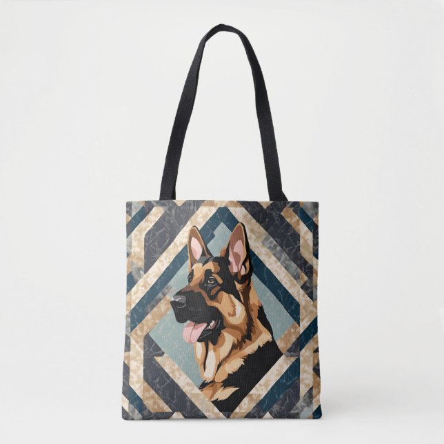 German shepherd Tote Bag (Frente)
