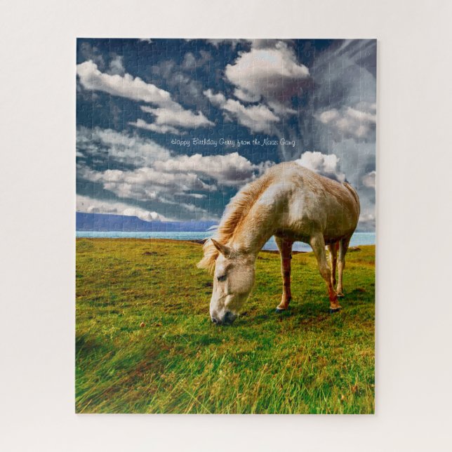 Gerry Birthday Deseja. Quebra-cabeça de serra (Vertical)