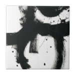 Gesto Onyx - Traços de Tinta Preta<br><div class="desc">Onyx Gesture I por June Erica Vess. Formas e linhas de abrstrato grossas criadas de uma forma semelhante a um traçado de tinta,  juntamente com alguns decapantes de tinta para adicionar textura.</div>