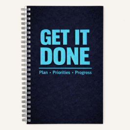 Get It Done Blue Motivational Planner
