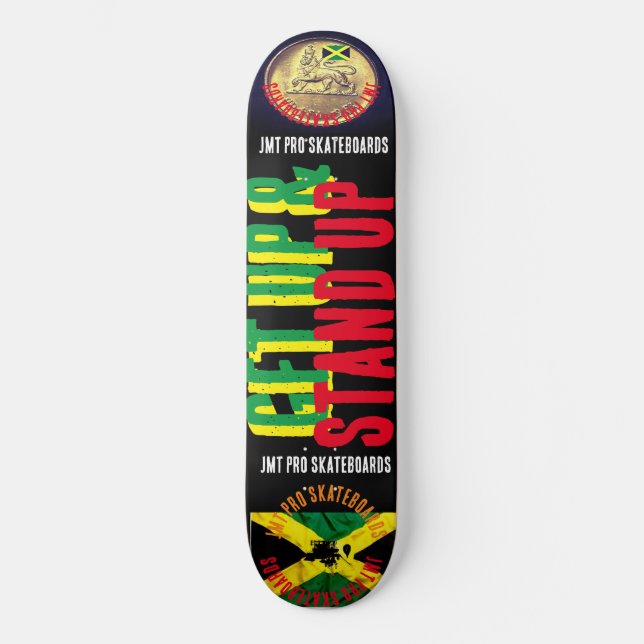GET UP STAND UP JMT 8 1/4" Shape de Skateboard (Frente)