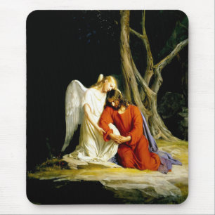 Gethsemane de Carl Bloch. Mousepad de presentes de