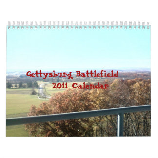 Gettysburg - colagem - calendário