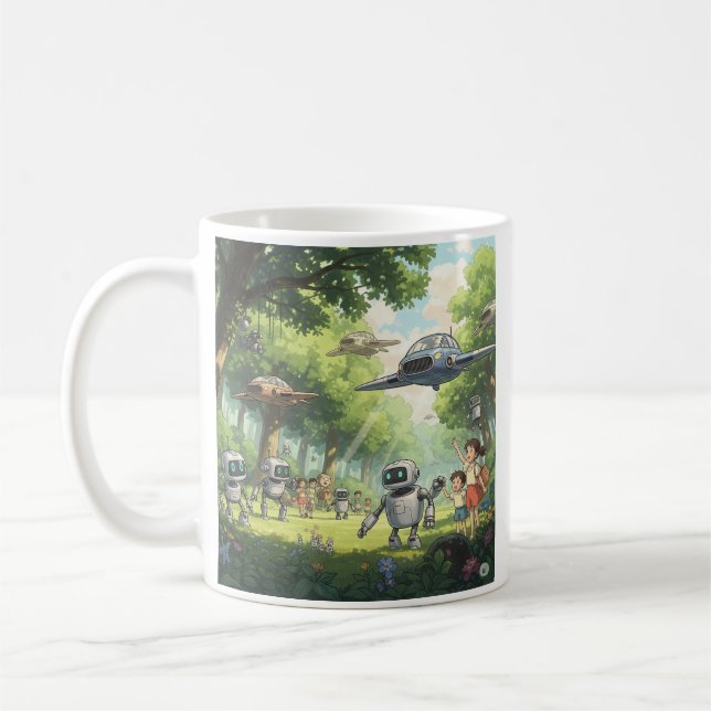 Ghibli art na caneca (Esquerda)