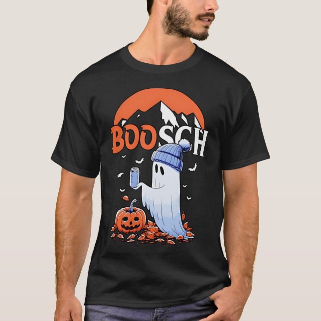Ghost Boosch Beer Halloween Pullover  (Frente)