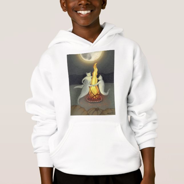 Ghost Cats Halloween Kids (Frente)