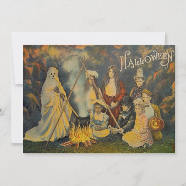 Ghost Costume Children Cowboy Trick Ou Tratar (Frente)