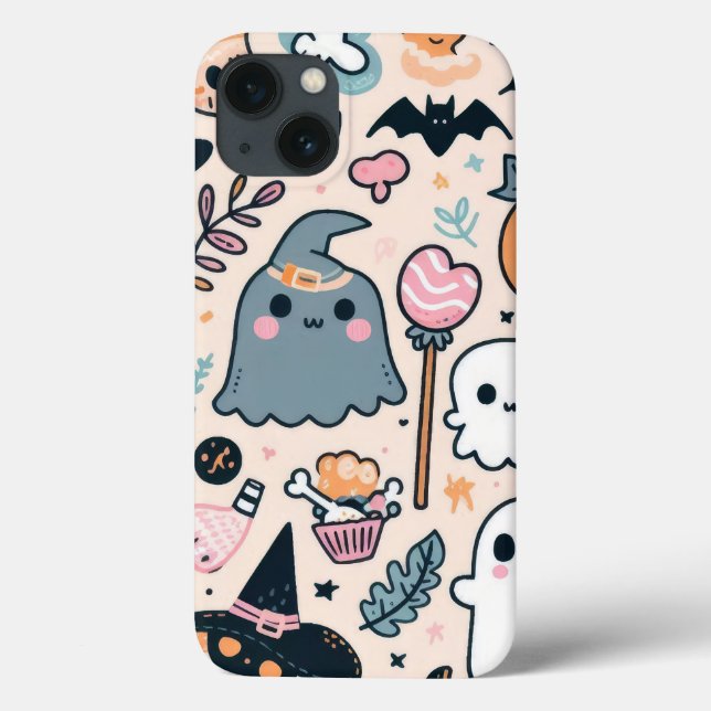 Ghost Cowboy Cute Halloween Boo Western Pas (Verso)