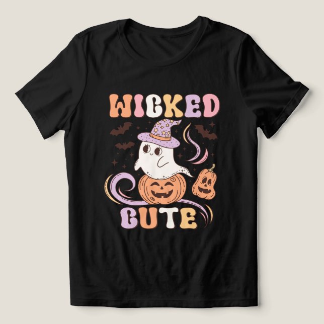 Ghost Cute Retro Halloween Vintage (Design frontal)