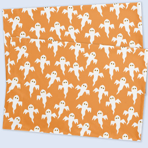 Ghost Laranja Bonito Halloween