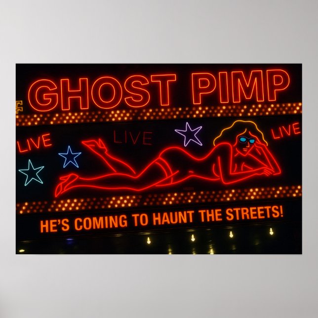 Ghost Pimp Movie Poster (Frente)