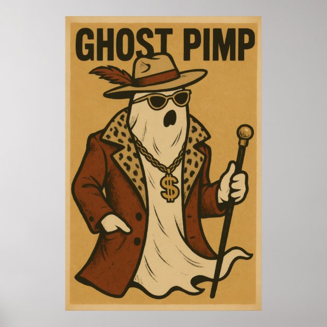 Ghost Pimp Poster (Frente)