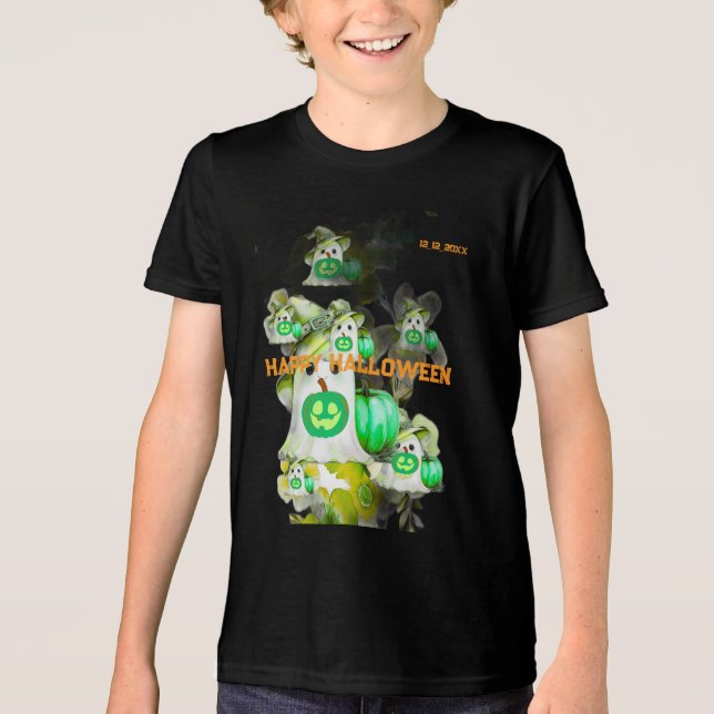 Ghost Png do Halloween Green, Trendy (Frente)