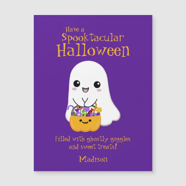 Ghost Roxo Cujo Fantasma De Halloween Spooktacular (Frente)