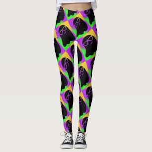 Ghostifique-se com leggings Impressão