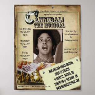 Ghostlight Cannibal, Poster Musical