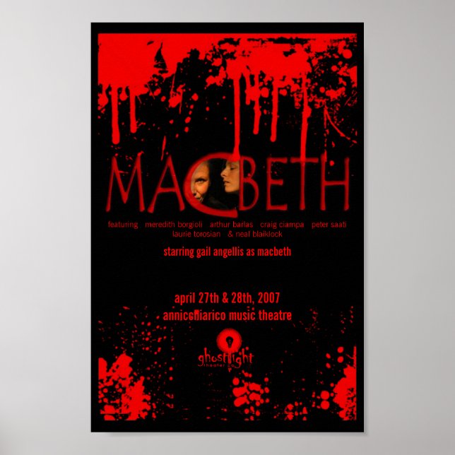 Ghostlight Macbeth Poster (Frente)