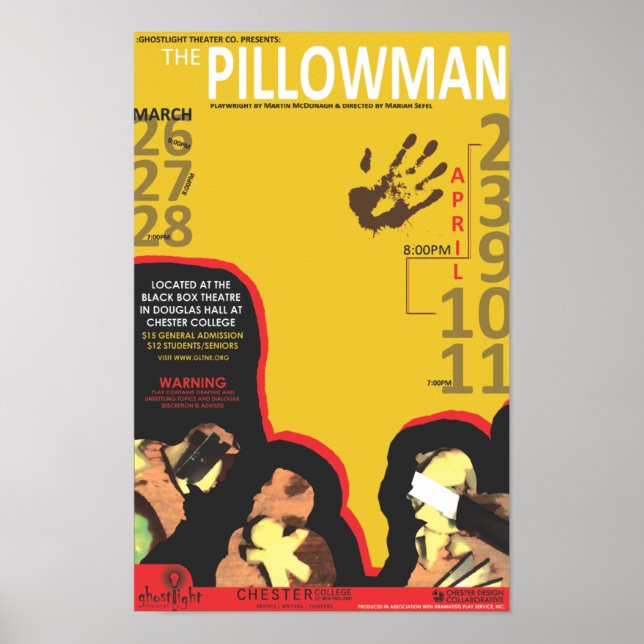 Ghostlight O poster do Pillowman (Frente)