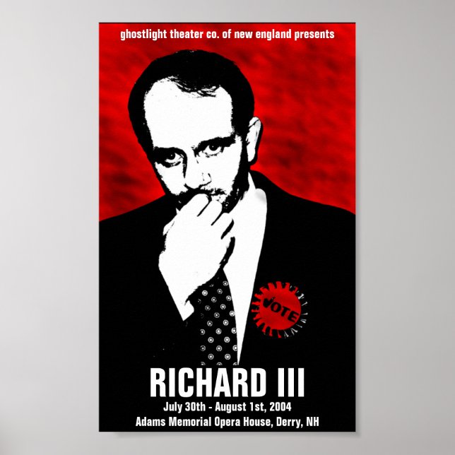 Ghostlight Richard III Poster (Frente)