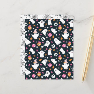 Ghosts de papel branco preto