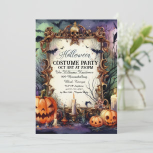 Ghoulish Gala: Convite Personalizado para o Dia da