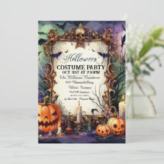 Ghoulish Gala: Convite Personalizado para o Dia da