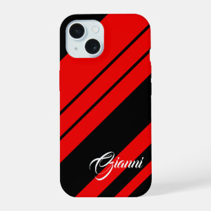 Gianni - Nome Modelo - Vermelho E Preto