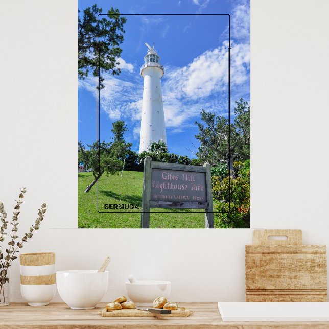Gibbs Hill Lighthouse Park Poster (Cozinha)