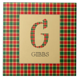 Gibbs Tartan Monograma G