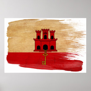 Gibraltar Flag Posters