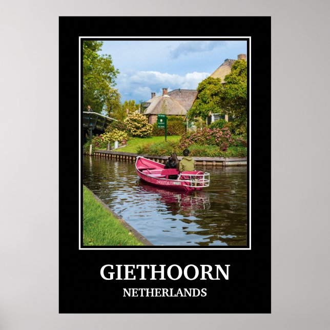 GIETHOORN THE NETHERLANDS POSTER DE VIAGENS (Frente)