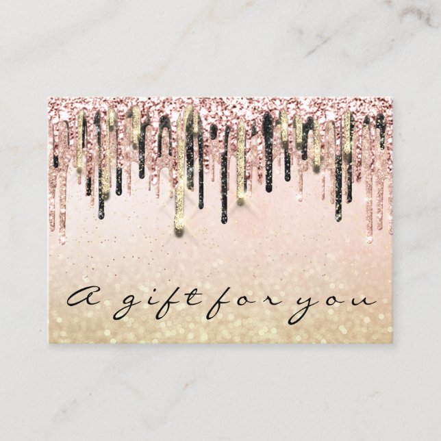 Gift Certificado Beleza Compre Cabelo Unhas Rosa G (Frente)