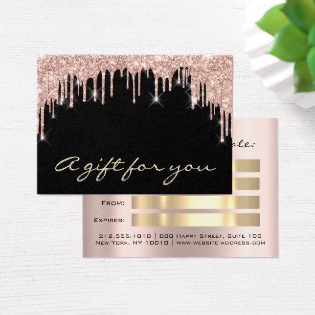 Gift Certificate Rose Drips Lashes Makeup Artist (Mesa)