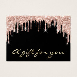 Gift Certificate Rose Drips Lashes Makeup Artist