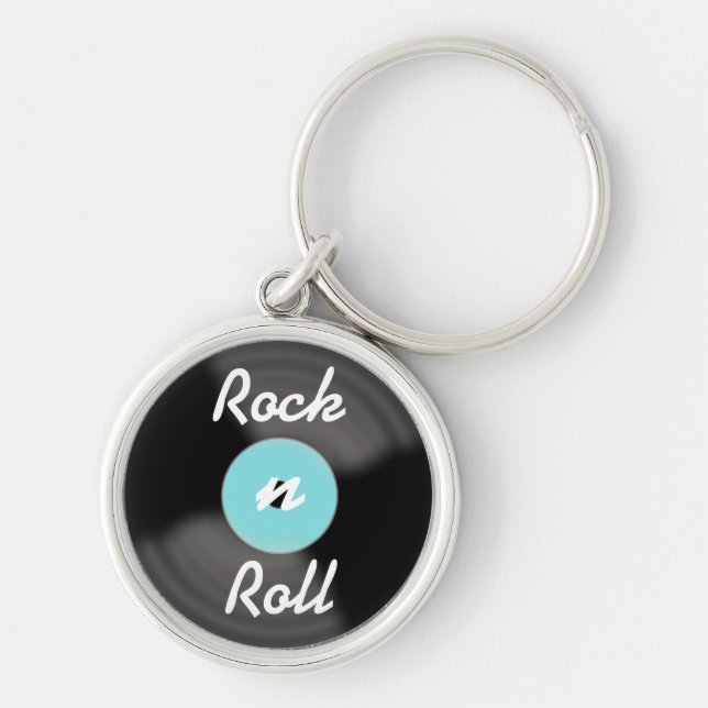 Gift de Chaveiro do Rock n Roll Record (Frente)