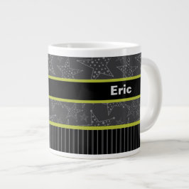 Gift Mug para Ele, caneca personalizada, Cinza
