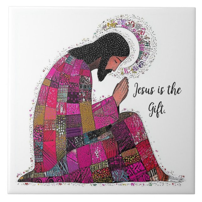 GIFT OF JESUS CERAMIC TILE (Frente)