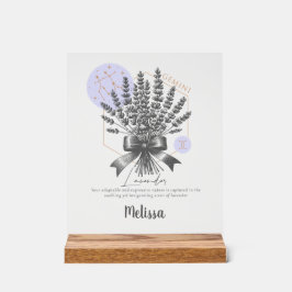 Gift Personalizado Gemini da Flor de Nascimento Zo