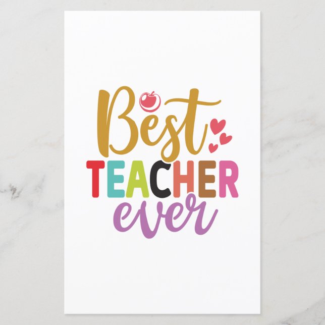 Gifts Teacher | Best Teacher Ever (Frente)