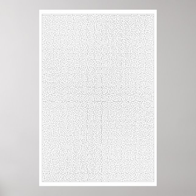 Giganttic Maze Poster (Frente)