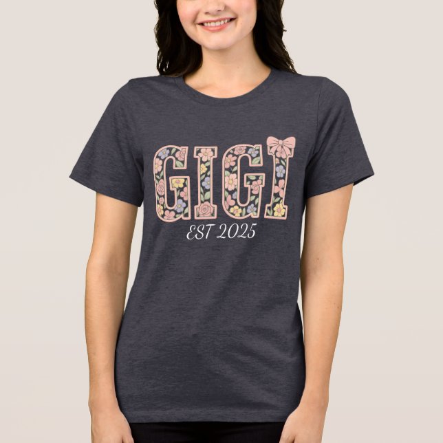 Gigi Floral Gigi Est 2025 Personalizado (Frente)