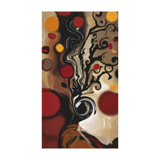 Gilbert a árvore - abstrato impressão em canvas