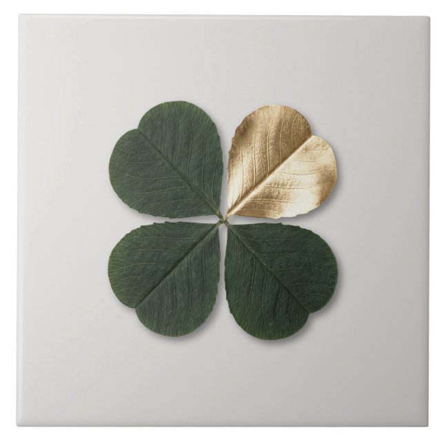 Gilded Clover Luxe Manifestation Decor (Frente)