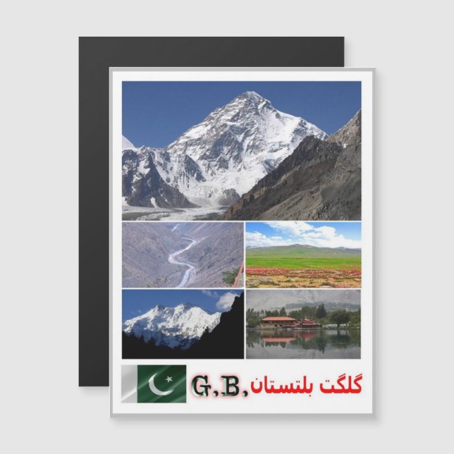 Gilgit-Baltistan - Mosaico - Paquistão - (Frente/Verso)