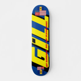 GILL JMT BARB 7, 3/4", skateboard Deck
